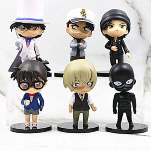 GASHAPONES DETECTIVE CONAN 6PCS SIZE 8 CM