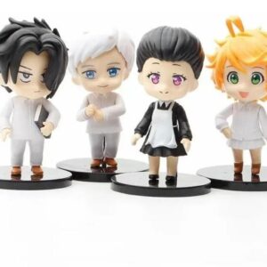 GASHAPONES THE PROMISED NEVERLAND 4PCS SIZE 9 CM