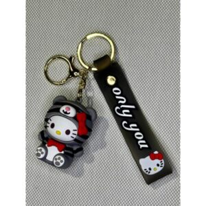 LLAVERO GOMA HELLO KITTY MY MELODY KUROMI #02B