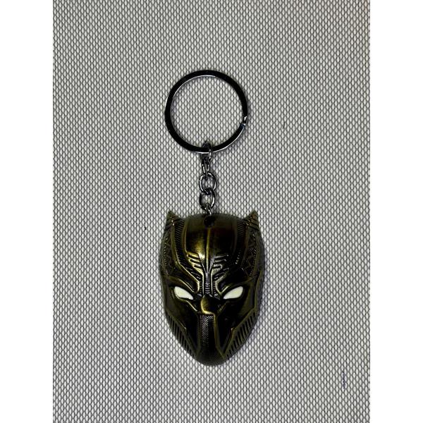 LLAVERO PANTERA NEGRA DORADO
