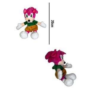 PELUCHE SONIC LLAVERO AMY ROSE 20 CM