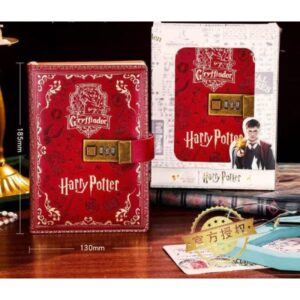 CUADERNO HARRY POTTER CON CANDADO CON CLAVE GRYFFINDOR