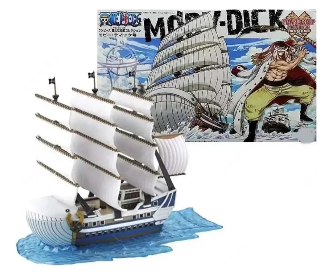 BARCO ONE PIECE PARA ARMAR MOBY DICK (Barco de Barbablanca)