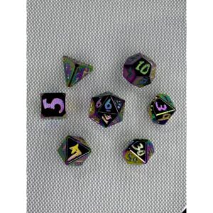 SET DE DADOS ESPECIALES METALICOS ROL #74