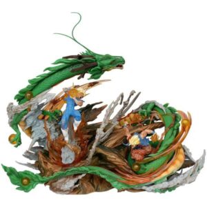 FIGURA DRAGON BALL GOKU VS VEGETA PVC TOY SIZE 35 CM CON CAJA