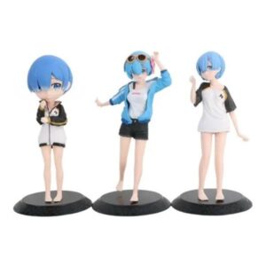 GASHAPONES RE ZERO 3PCS SIZE 15 CM