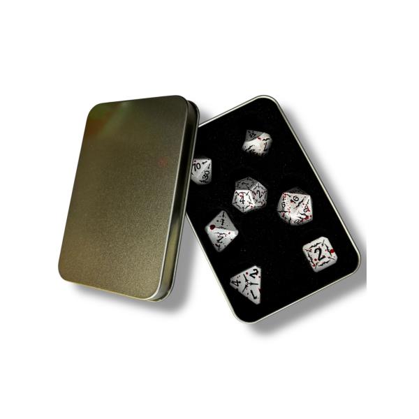 CAJA PARA DADOS METALICA