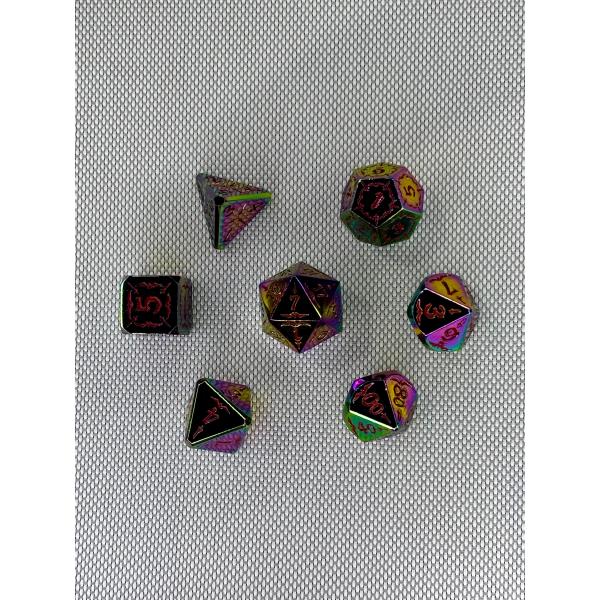 SET DE DADOS ESPECIALES METALICOS ROL #49