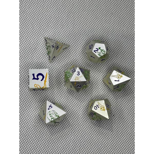 SET DE DADOS ESPECIALES METALICOS ROL #83