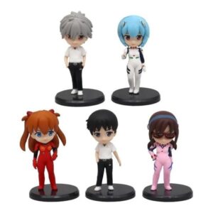GASHAPONES EVANGELION 5PCS SIZE 6 CM