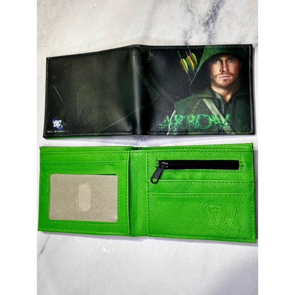 BILLETERA GREEN ARROW CUERO SINTETICO