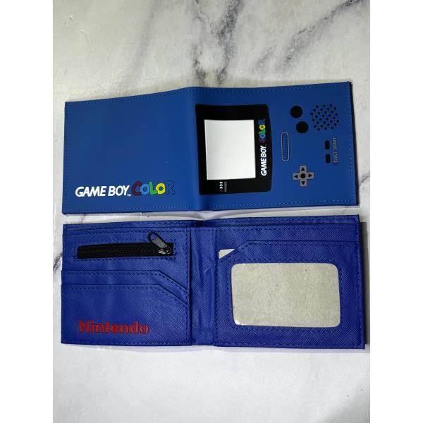 BILLETERA GAMER GAME BOY AZUL SILICONA