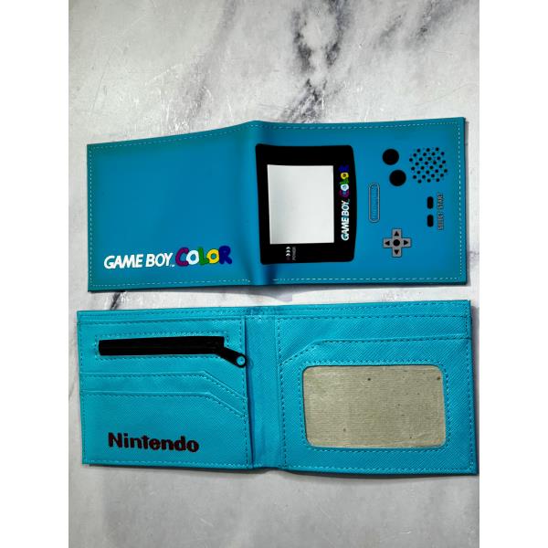BILLETERA GAMER GAME BOY CELESTE SILICONA