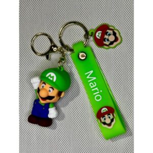 LLAVERO GOMA MARIO BROS - LUIGI #02