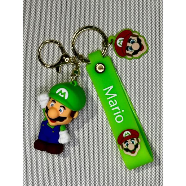 LLAVERO GOMA MARIO BROS - LUIGI #02