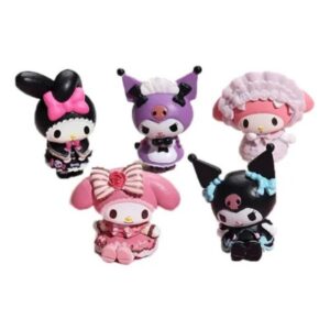 GASHAPONES KUROMI MY MELODY 5PCS SIZE 3 CM