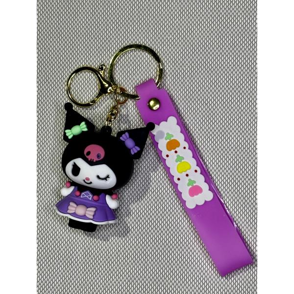 LLAVERO GOMA MY MELODY KUROMI #06