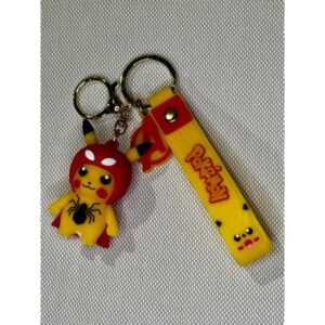 LLAVERO GOMA POKEMON DISFRAZADO DE SPIDERMAN #05