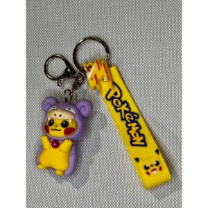 LLAVERO GOMA POKEMON PIKACHU DISFRAZADO #03