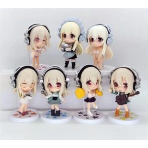 GASHAPONES SUPER SONICO 7PCS SIZE 10 CM