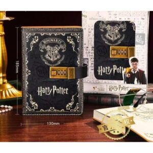 CUADERNO HARRY POTTER CON CANDADO CON CLAVE HOGWARTS