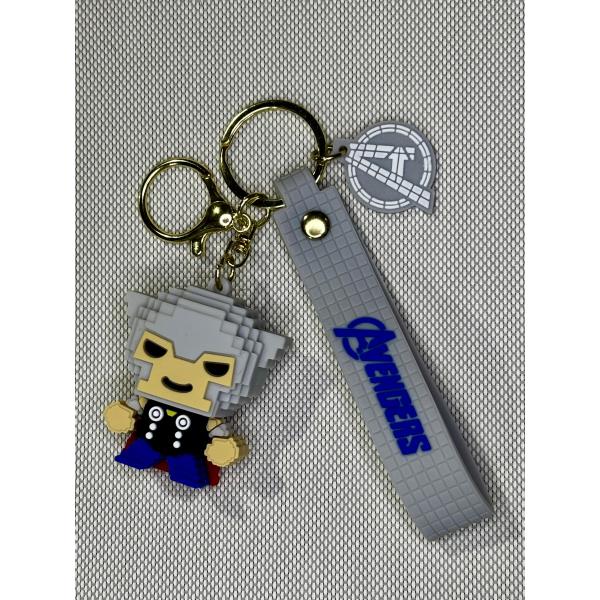 LLAVERO GOMA MARVEL PIXEL THOR #04