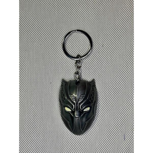 LLAVERO PANTERA NEGRA PLATA