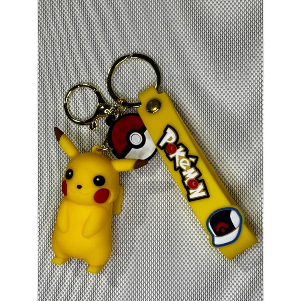 LLAVERO GOMA POKEMON - PIKACHU #01