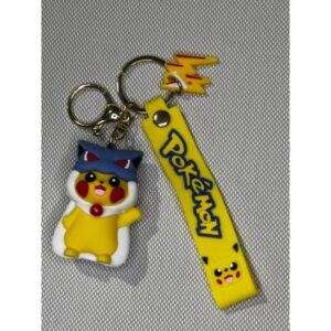 LLAVERO GOMA POKEMON PIKACHU DISFRAZADO #01