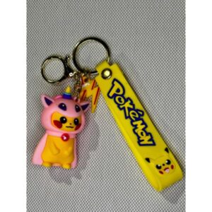 LLAVERO GOMA POKEMON PIKACHU DISFRAZADO #07
