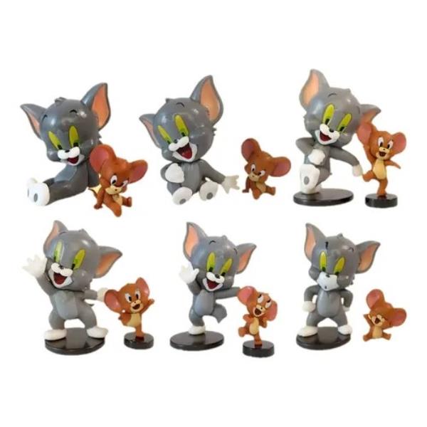 GASHAPONES TOM & JERRY 12PCS SIZE 4-8 CM