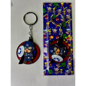 LLAVERO METAL GIRATORIO CAP.AMERICA #01