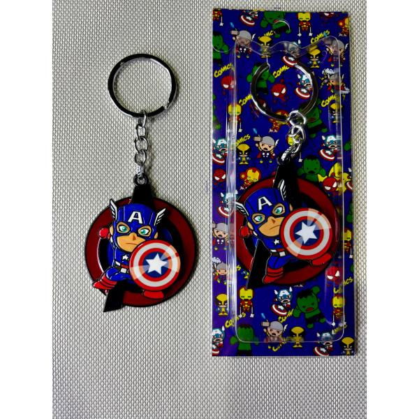 LLAVERO METAL GIRATORIO CAP.AMERICA #04