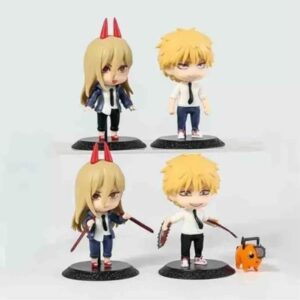 GASHAPONES CHAINSAW MAN 5PCS SIZE 10-11 CM
