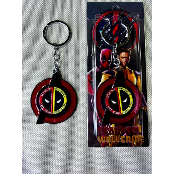 LLAVERO METAL GIRATORIO DEADPOOL VS WOLVERINE #01