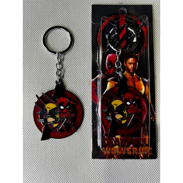 LLAVERO METAL GIRATORIO DEADPOOL VS WOLVERINE #03