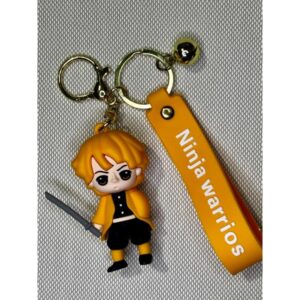 LLAVERO GOMA DEMON SLAYER-ZENITSU #01