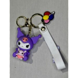LLAVERO GOMA HELLO KITTY MY MELODY KUROMI #04