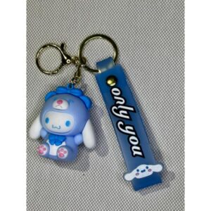 LLAVERO GOMA HELLO KITTY MY MELODY KUROMI #05B