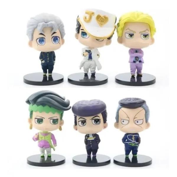 GASHAPONES JOJOS 6PCS SIZE 8 CM