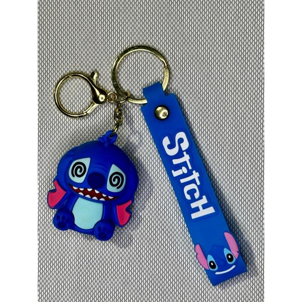 LLAVERO GOMA LILLO Y STITCH #02B