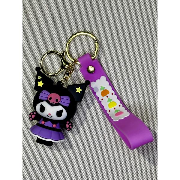 LLAVERO GOMA MY MELODY KUROMI #01