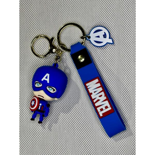 LLAVERO GOMA MARVEL - CAPITAN AMERICA #04