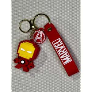 LLAVERO GOMA MARVEL PIXEL IRON MAN #01