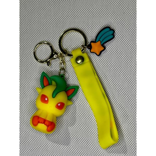 LLAVERO GOMA POKEMON  -LEAFEON #02