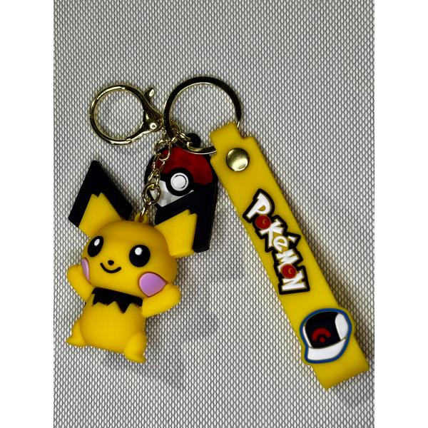 LLAVERO GOMA POKEMON - PICHU #05