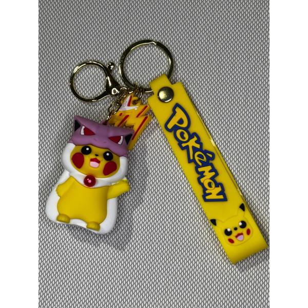 LLAVERO GOMA POKEMON PIKACHU DISFRAZADO #02