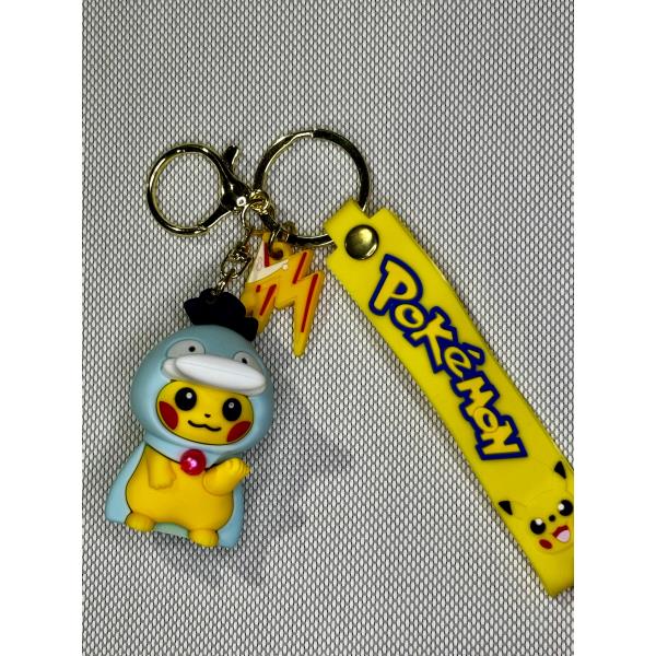 LLAVERO GOMA POKEMON PIKACHU DISFRAZADO #06