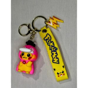LLAVERO GOMA POKEMON PIKACHU DISFRAZADO #08