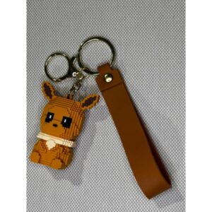 LLAVERO GOMA POKEMON - EEVEE PIXEL #01